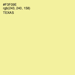 #F3F09E - Texas Color Image