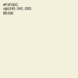 #F3F0DC - Beige Color Image