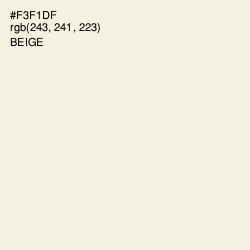 #F3F1DF - Beige Color Image