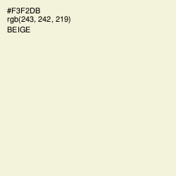 #F3F2DB - Beige Color Image