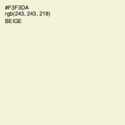#F3F3DA - Beige Color Image