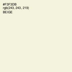 #F3F3DB - Beige Color Image