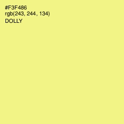 #F3F486 - Dolly Color Image