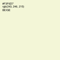 #F3F6D7 - Beige Color Image