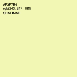 #F3F7B4 - Shalimar Color Image