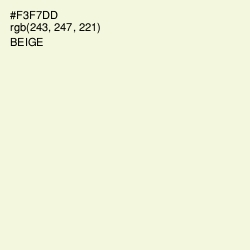 #F3F7DD - Beige Color Image