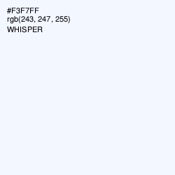 #F3F7FF - Whisper Color Image