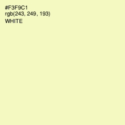 #F3F9C1 - Chiffon Color Image