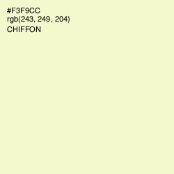 #F3F9CC - Chiffon Color Image