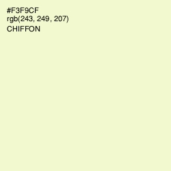 #F3F9CF - Chiffon Color Image