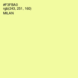 #F3FBA0 - Milan Color Image