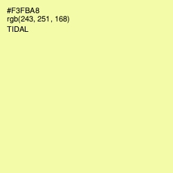 #F3FBA8 - Tidal Color Image