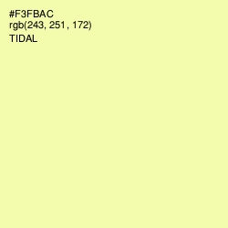 #F3FBAC - Tidal Color Image