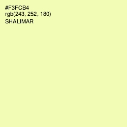 #F3FCB4 - Shalimar Color Image