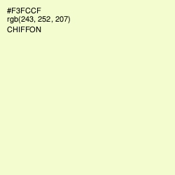 #F3FCCF - Chiffon Color Image
