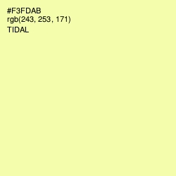 #F3FDAB - Tidal Color Image