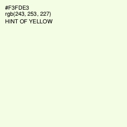 #F3FDE3 - Hint of Yellow Color Image
