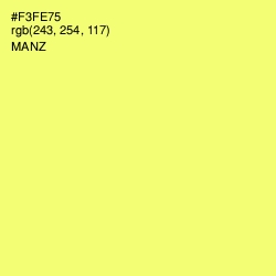 #F3FE75 - Manz Color Image