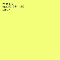 #F3FE79 - Manz Color Image