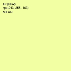 #F3FFA3 - Milan Color Image