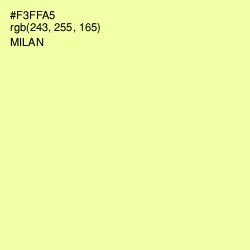 #F3FFA5 - Milan Color Image