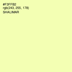 #F3FFB2 - Shalimar Color Image