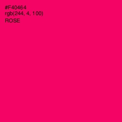 #F40464 - Rose Color Image