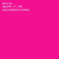 #F41191 - Hollywood Cerise Color Image