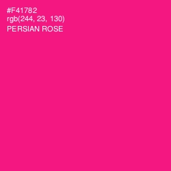 #F41782 - Persian Rose Color Image