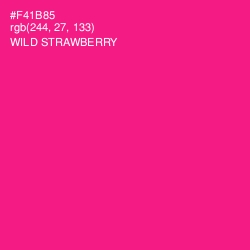#F41B85 - Wild Strawberry Color Image