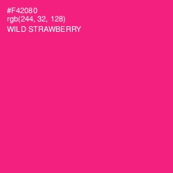 #F42080 - Wild Strawberry Color Image