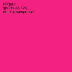 #F42081 - Wild Strawberry Color Image