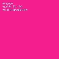 #F42090 - Wild Strawberry Color Image