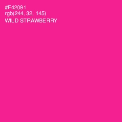 #F42091 - Wild Strawberry Color Image