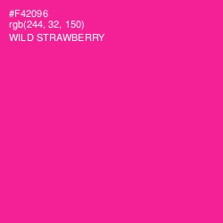 #F42096 - Wild Strawberry Color Image