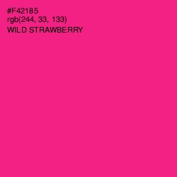 #F42185 - Wild Strawberry Color Image