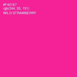 #F42197 - Wild Strawberry Color Image
