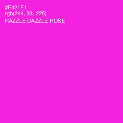 #F421E1 - Razzle Dazzle Rose Color Image