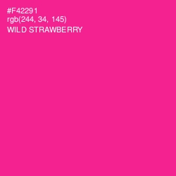 #F42291 - Wild Strawberry Color Image