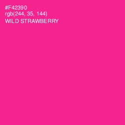 #F42390 - Wild Strawberry Color Image