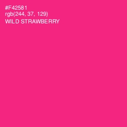 #F42581 - Wild Strawberry Color Image