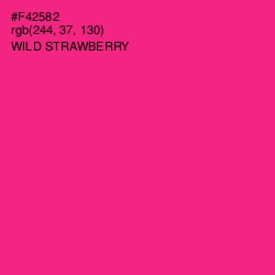 #F42582 - Wild Strawberry Color Image