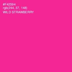 #F42594 - Wild Strawberry Color Image