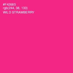 #F42685 - Wild Strawberry Color Image