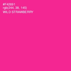 #F42691 - Wild Strawberry Color Image