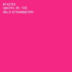 #F42785 - Wild Strawberry Color Image