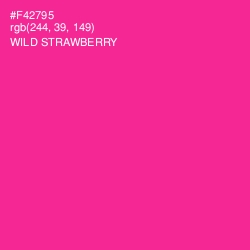 #F42795 - Wild Strawberry Color Image