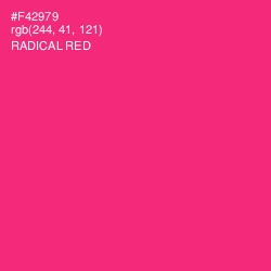 #F42979 - Radical Red Color Image