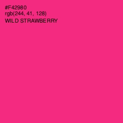 #F42980 - Wild Strawberry Color Image