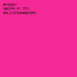 #F42997 - Wild Strawberry Color Image